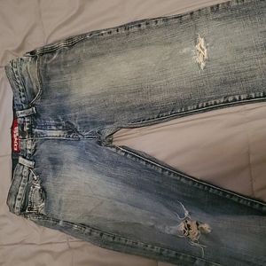 Express ripped jeans